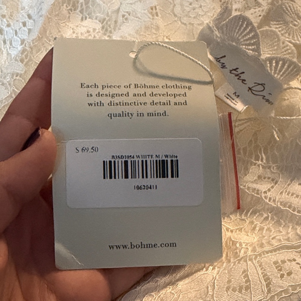 NWT bohme Rowan White Lace Dress - Picture 6 of 6